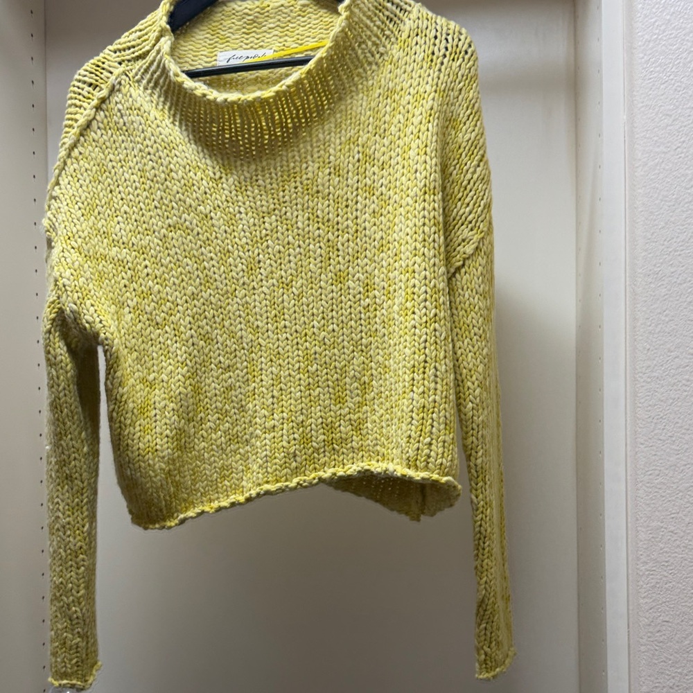Floreat Mustard Cowl Neck Sweater